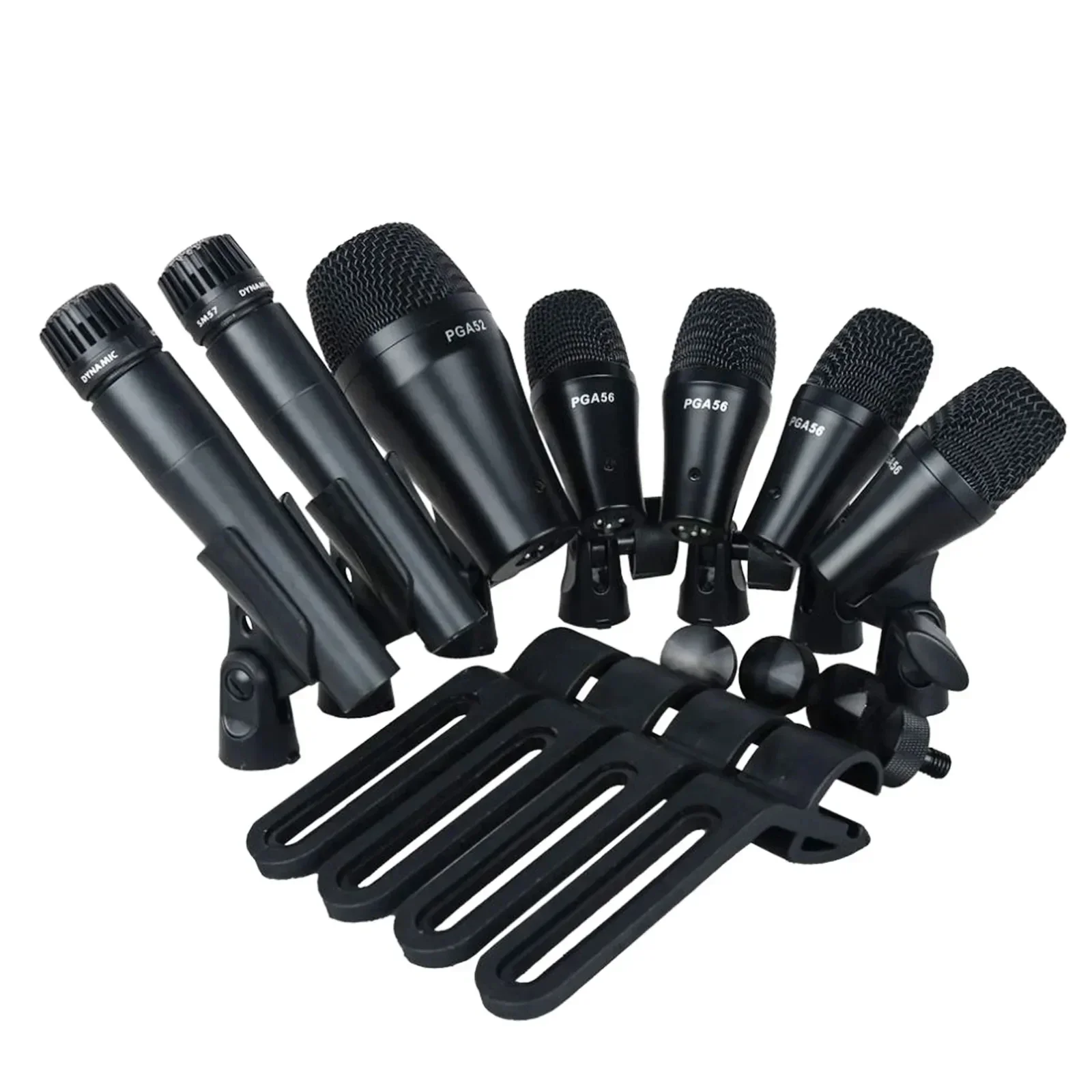 High Quality 7-Piece Kick Bass Dynamic Drum Mic Set Professional Drum Kit Microphones Drum Microphone Set