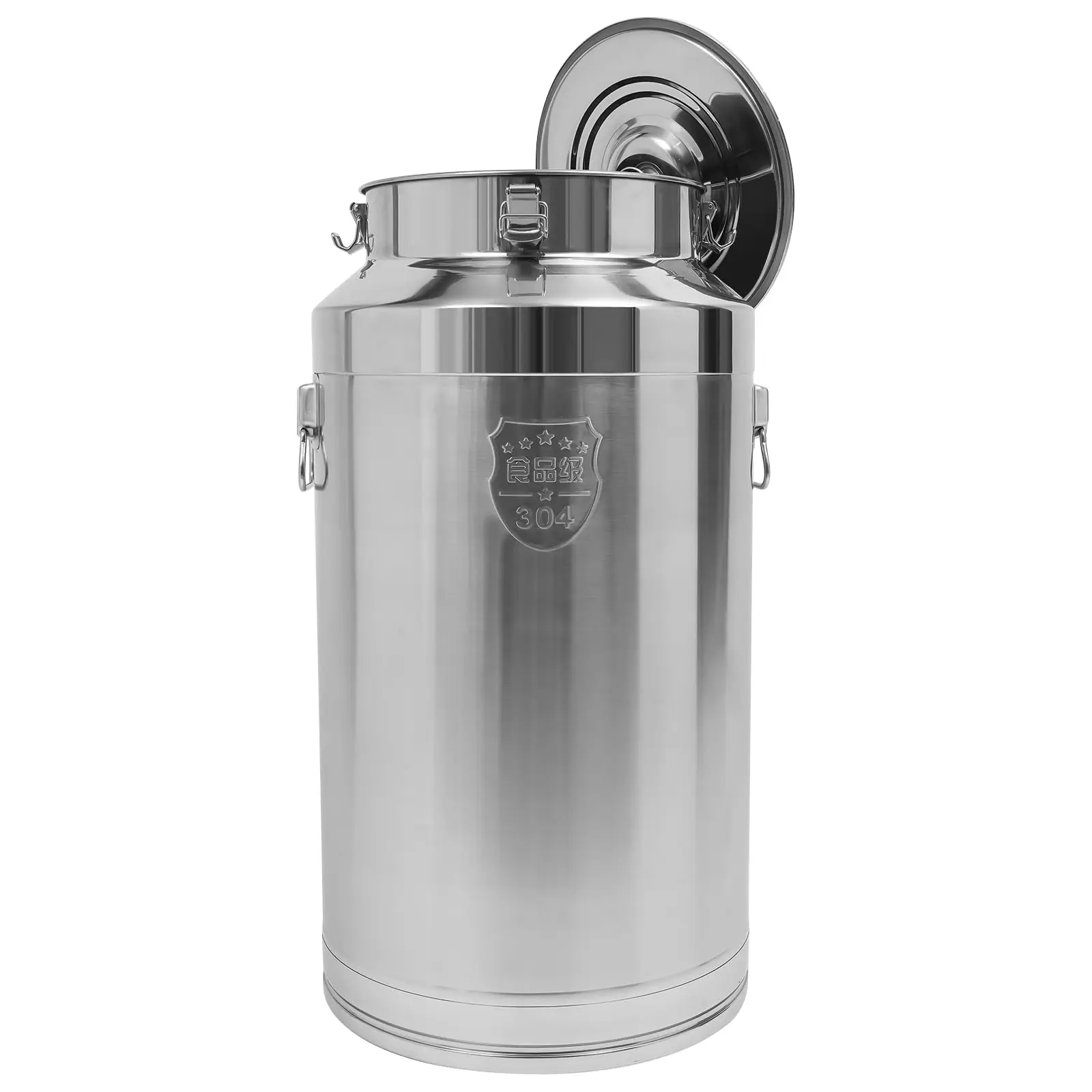 88L/23.25kanakLata de leche, jarra de leche resistente, cubo de leche, contenedor de transporte, cubo de vino, botella de acero inoxidable con sello