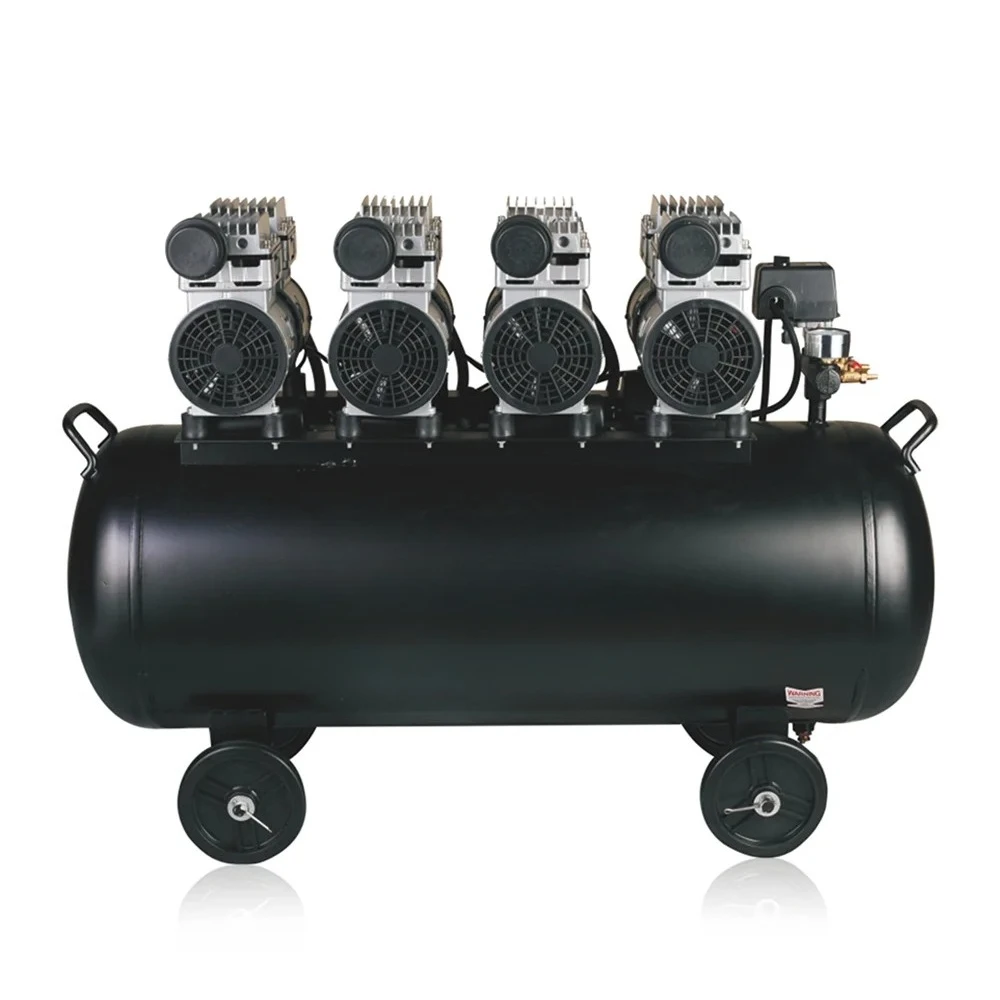 Factory Direct Sell 1100w 90l 8bar Oil Free Silence oilfree air Compressor