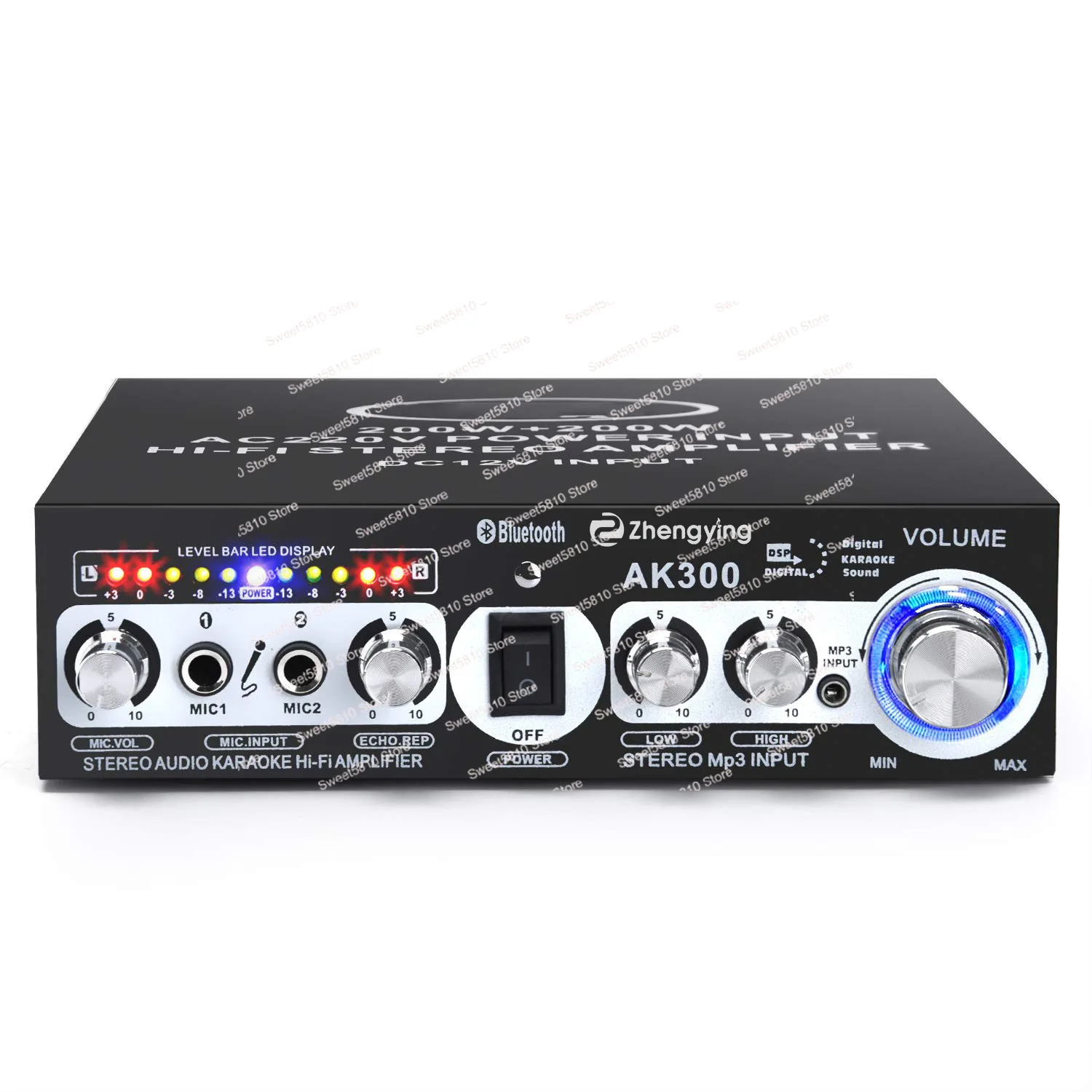 

High Power Bluetooth Power Amplifier Home KTV Audio Speaker Power Amplifier South East Asia Africa