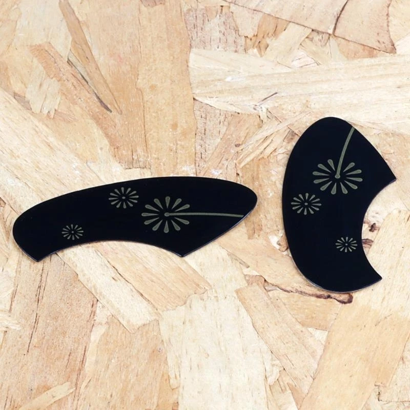 2Pcs Universals Ukulele Thin Pickguards Anti-Scratch Guard Plate Replacement Small Guitar Scratch Plate
