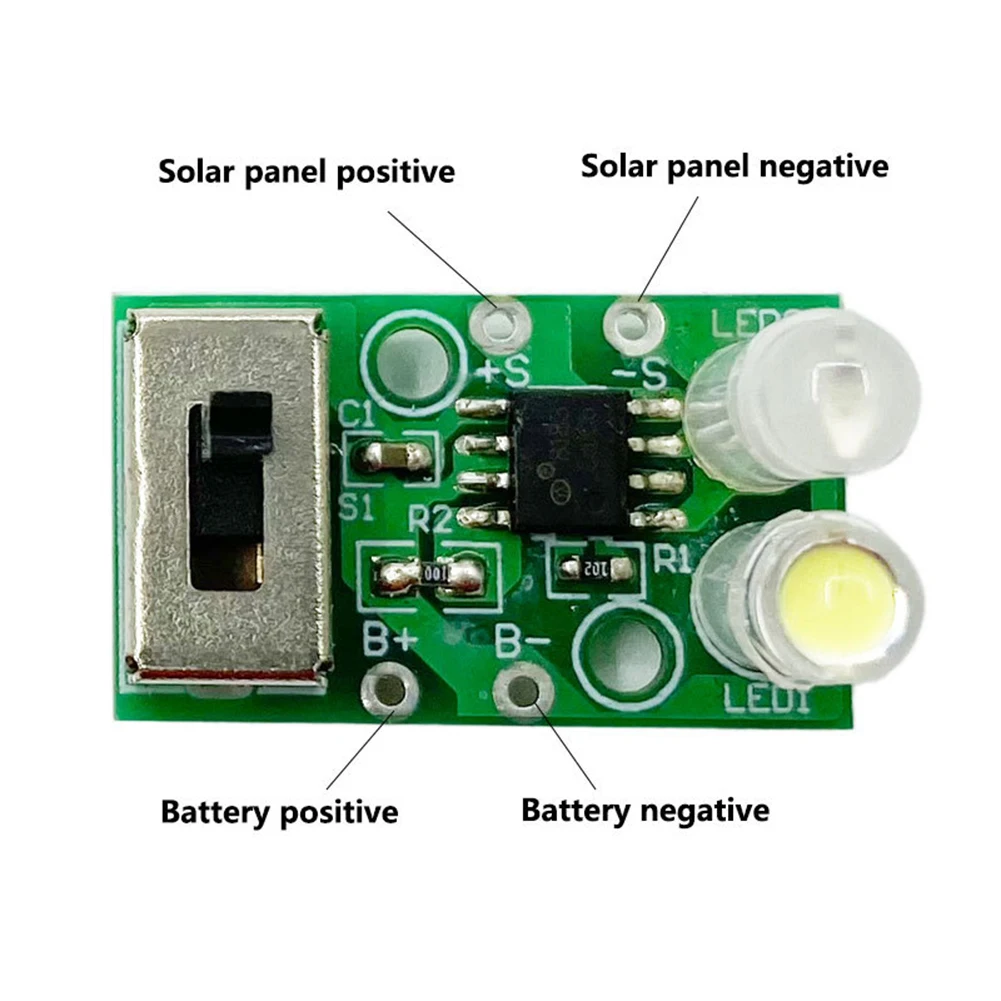 3.7V Lithium Battery Control Board Solar Jar Light Controller Circuit Boards