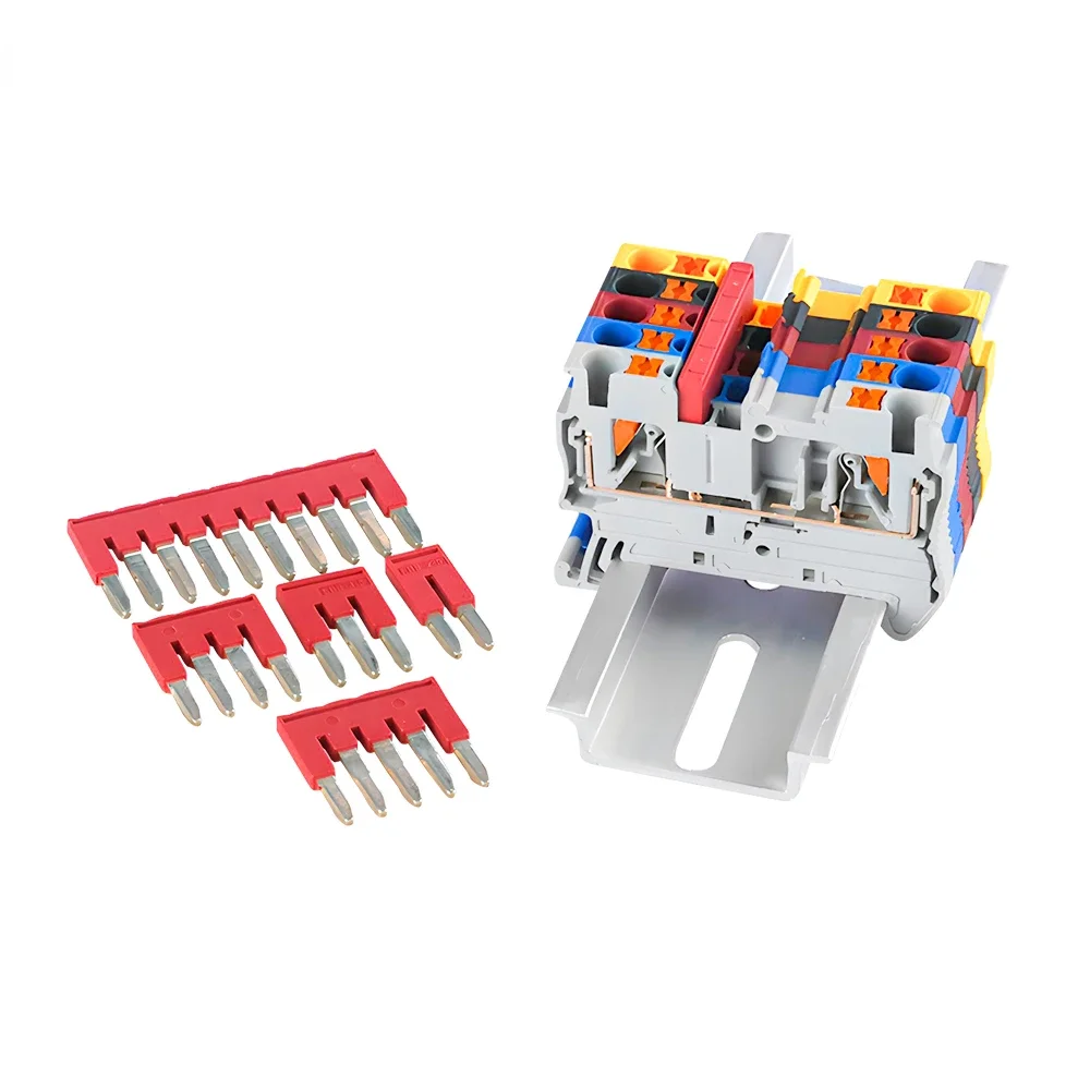 Jumper Bridge DIN Rail Terminal Blocks  One Piece FBS2-5 3-5 4-5 5-5 10-5 Plug-in Bridge For ST And PT Accessories