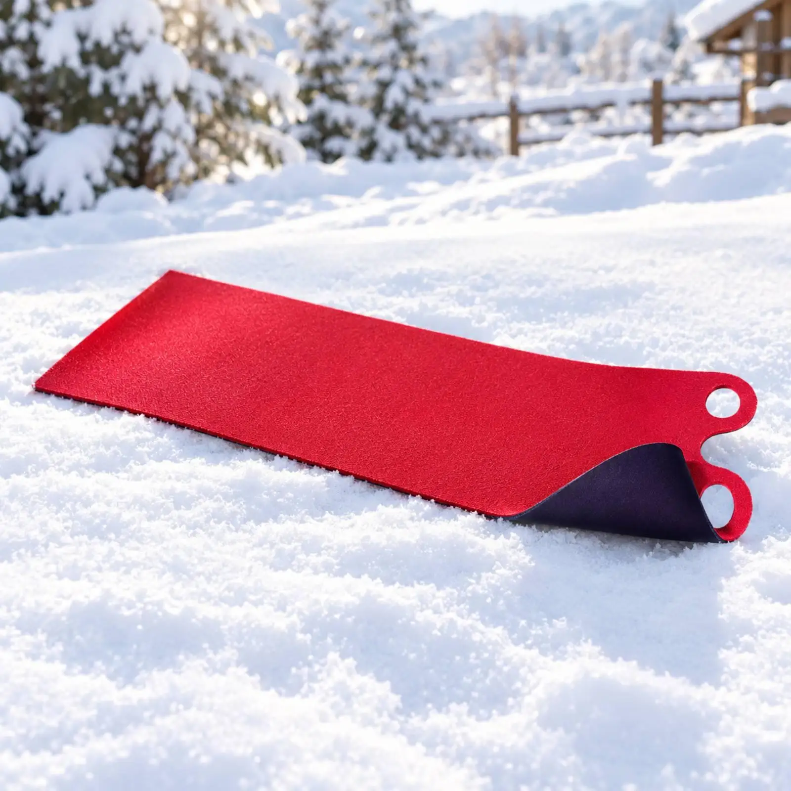 Multi Terrain Snow Sliding Pad for Kids Flexible PE Foam Sled Mat with Traction Surface Portable Sliding Board Exercise Mat for