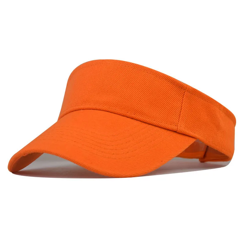 Spring Summer Sports Sun Cap Men' Cap Women Adjustable Cotton Visor UV Protection Top Empty Tennis Golf Running Sunscreen Hat