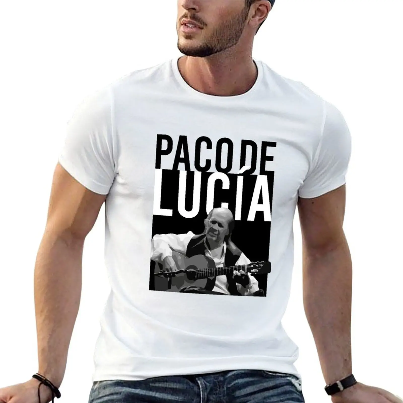 

Paco de Lucia T-Shirt cotton t shirts high quality t shirts designer t shirts for man pack white T-shirt