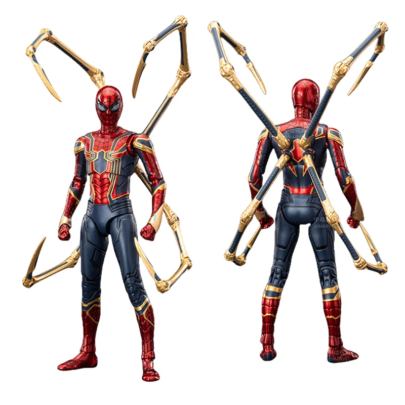 Original ZD PS4 Spider Man Anime Peter Parker or noir figurine modèle bureau ornement Garage Kit cadeaux d'anniversaire