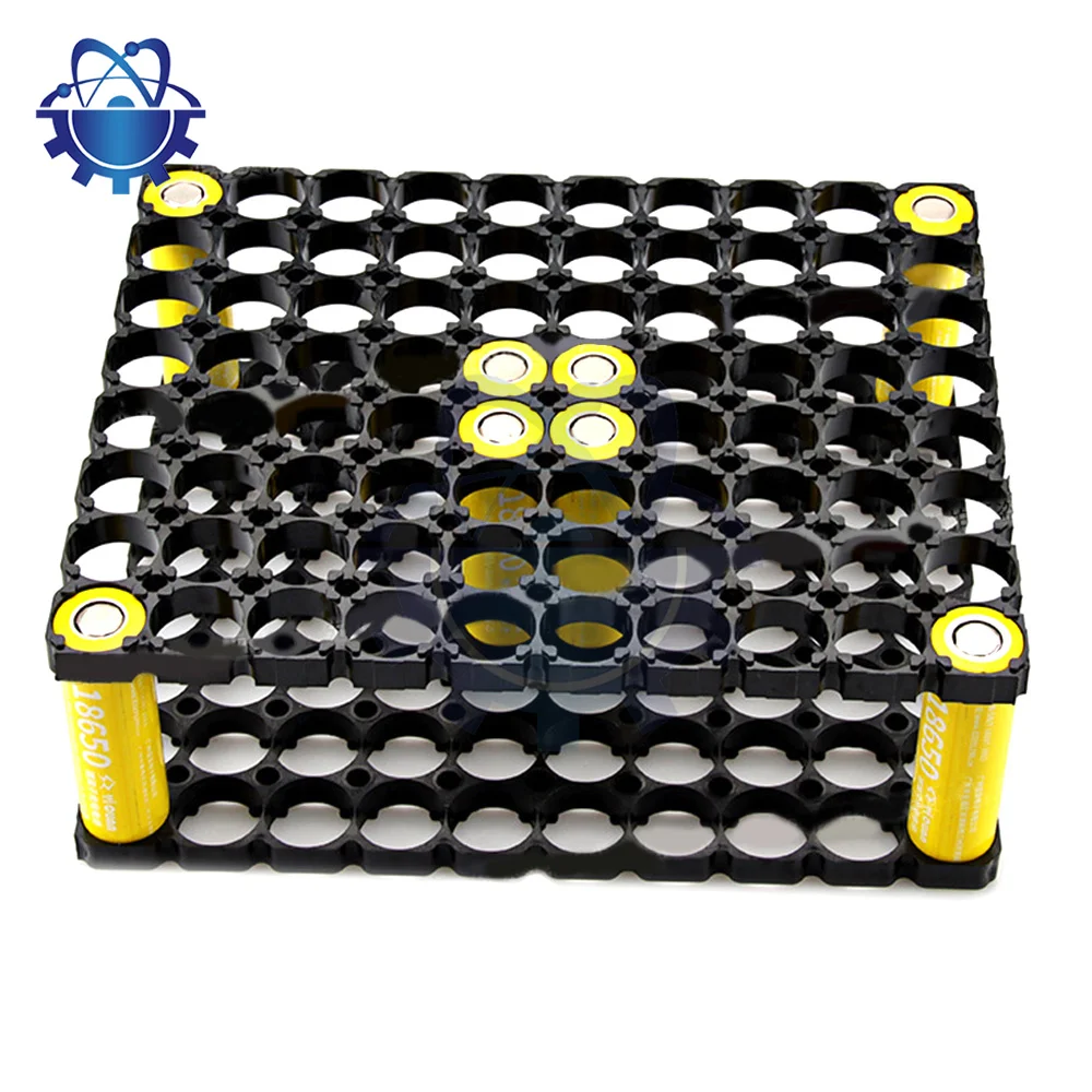 1pc 8x10 18.4mmHole Dia Battery Holder Cell 18650 Batteries Spacer Holders Radiating Plastic Holder Bracket For DIY Battery Pack