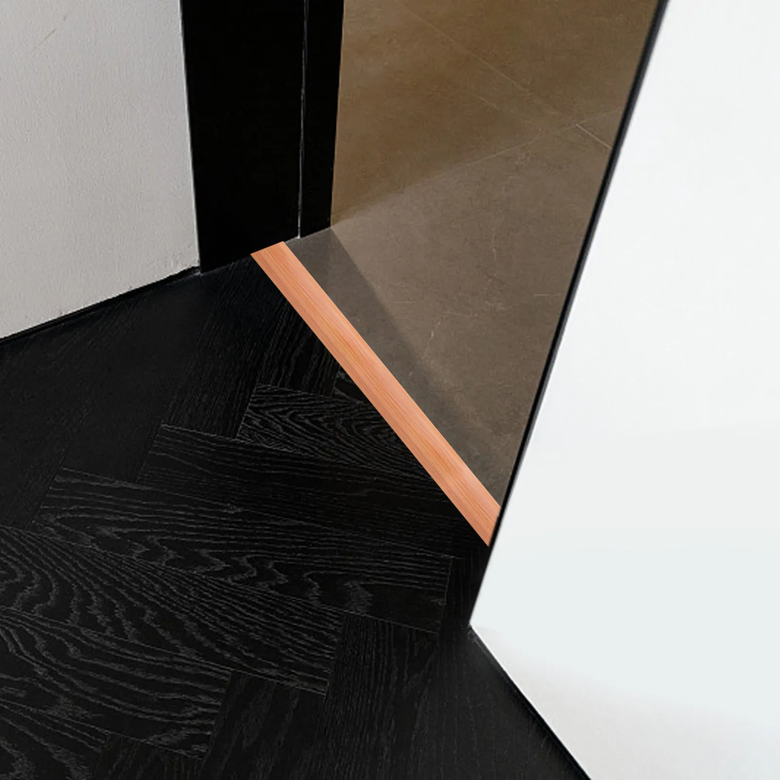 

Self-Adhesive Floor Transition Strip PVC Carpet to Tile Hardwood Laminate Threshold Edging Trim for Doorways Stairs Uneven