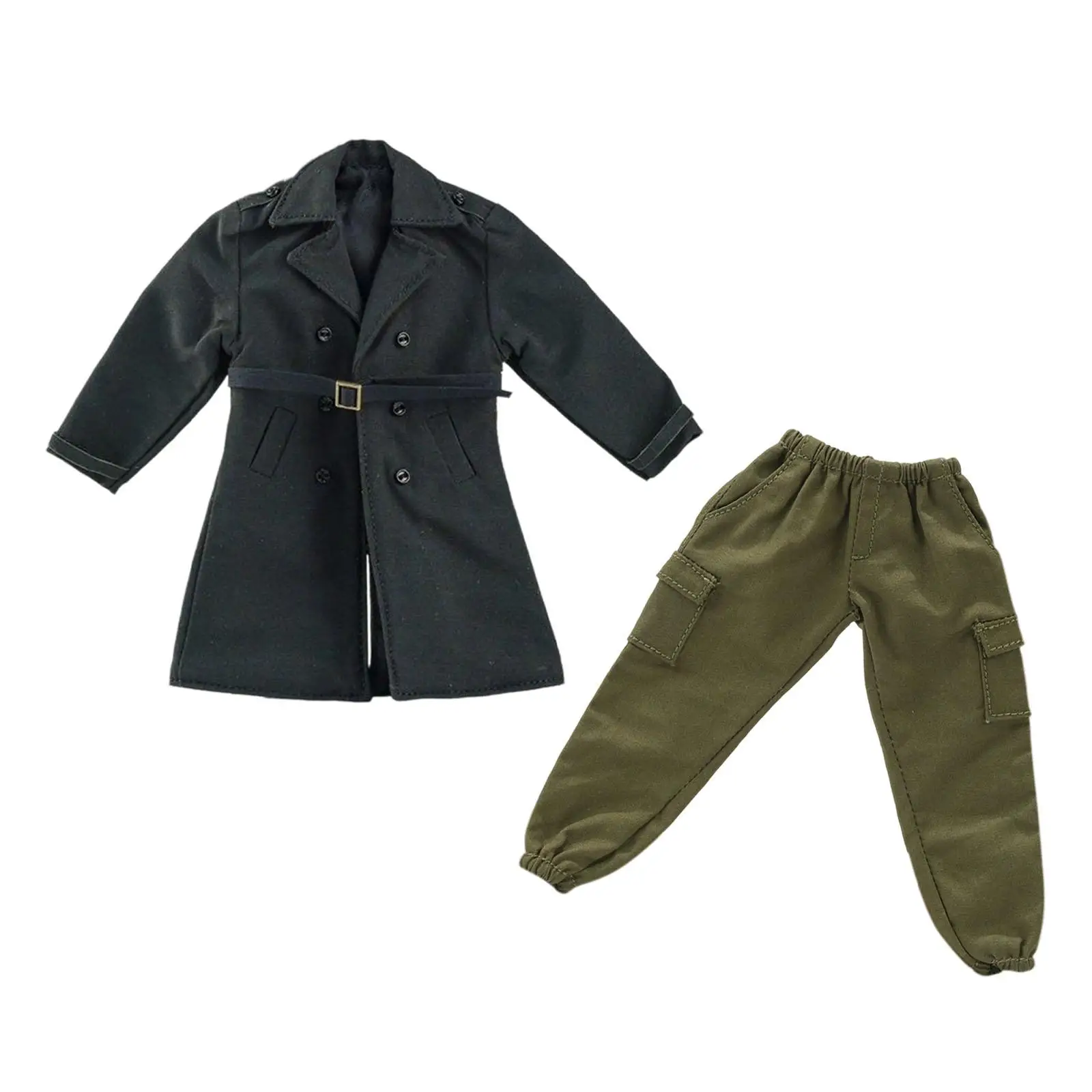 1:10 Scale Soldier's Clothing, Photo Prop, Fashionable Doll Costume, Accessory, High-quality Dressing Set