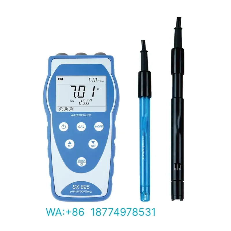 for NADE SX825 Portable pH and Dissolved Oxygen Meter 2.00 to 19.99 pH 0 to 20.00 Mg/L Lab Tester for Aqueous Solutions DO