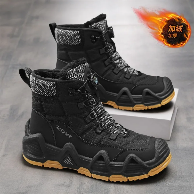 

Men's Ultralight Tactical Desert Boots Outdoor Hiking Shoes Rugged Non-Slip Sole for Multi-Terrain Trekking Sport Activities