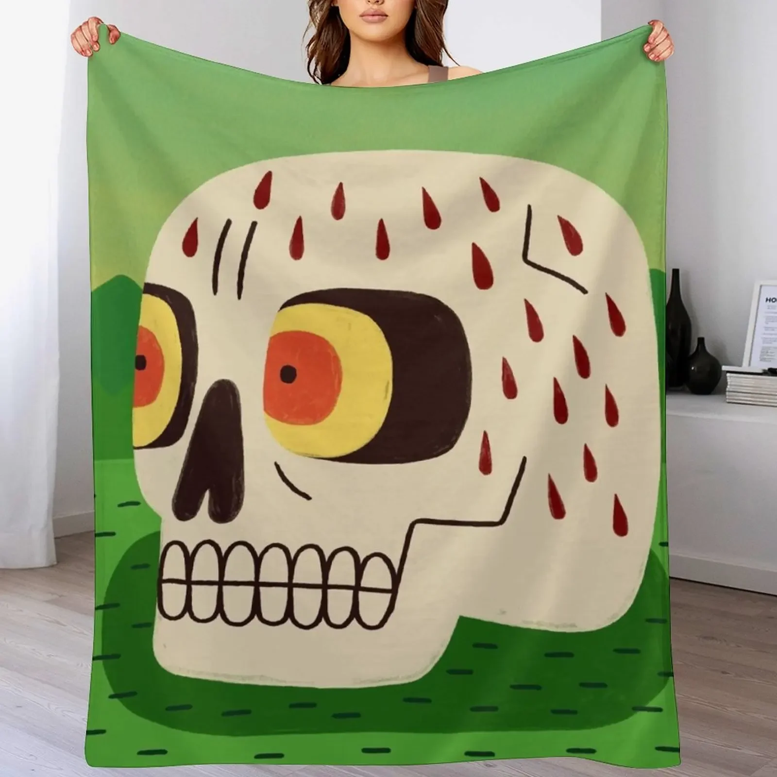 

New Skull Throw Blanket Blankets For Baby Cute Blankets