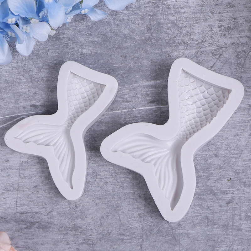 

Mermaid tail cake liquid silicone mold fondant mold pastry decoration mold