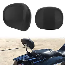 ARRIVAL Motorcycle Accessories Universal Black Leather Rear Passenger Backrest Seat Cushion Pad For Harley Sportster Dyna Honda