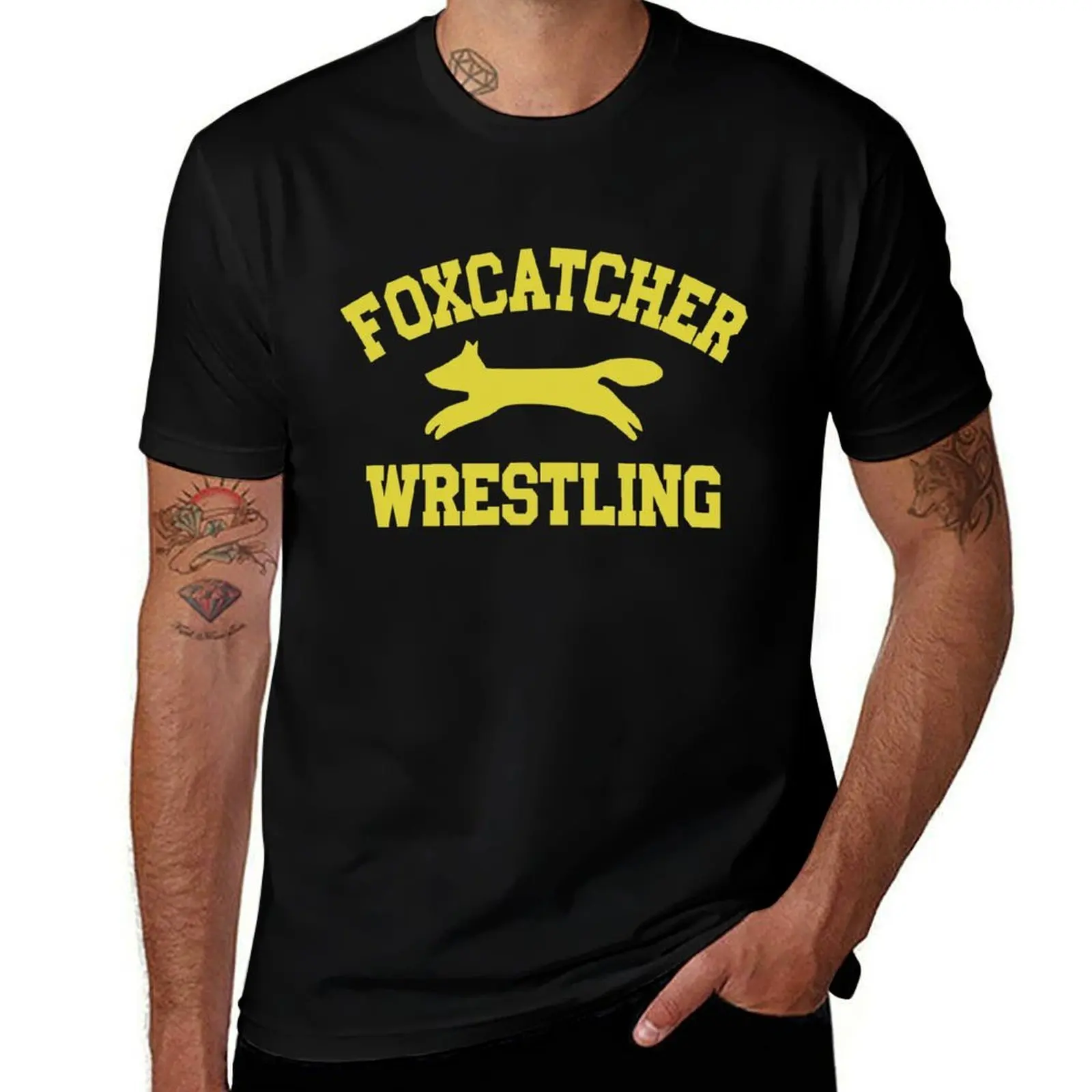 

Foxcatcher Wrestling T-Shirt man t shirts for men man t shirts high quality luxury brand T-Shirt