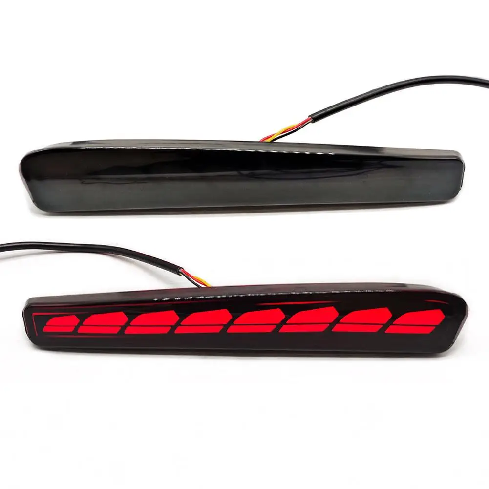 

Black Lens Fishscale Style LED Rear Bumper Tail Fog Reflector Light DC 12V Fit for Toyota Corolla