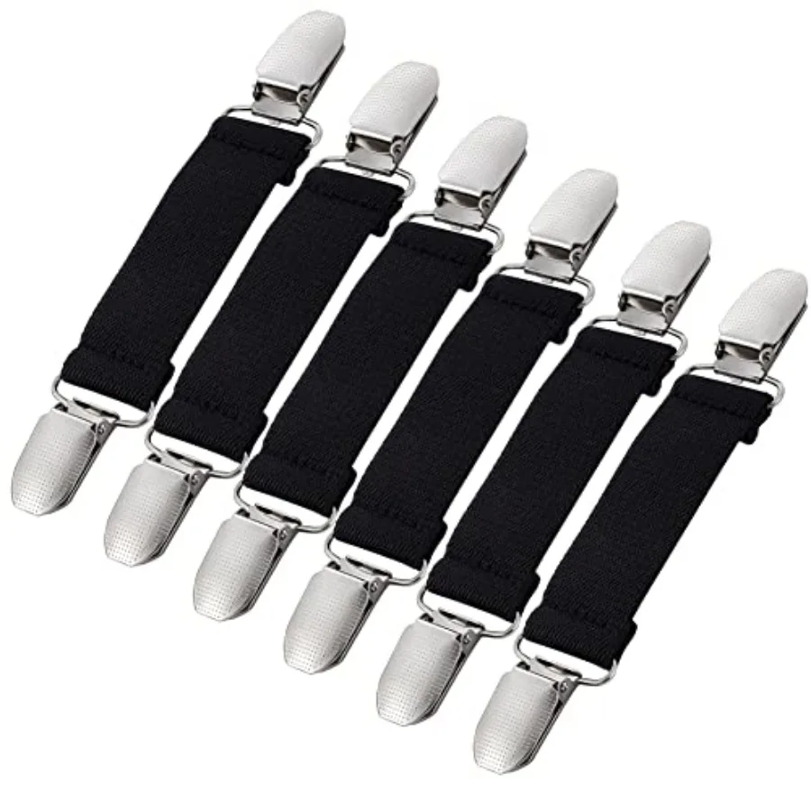 

Winter Mitten Clips Elastic Stainless Steel Gloves Clips for Toddler Adults Dress Cinch Sweater Cardigan Shawl Clip
