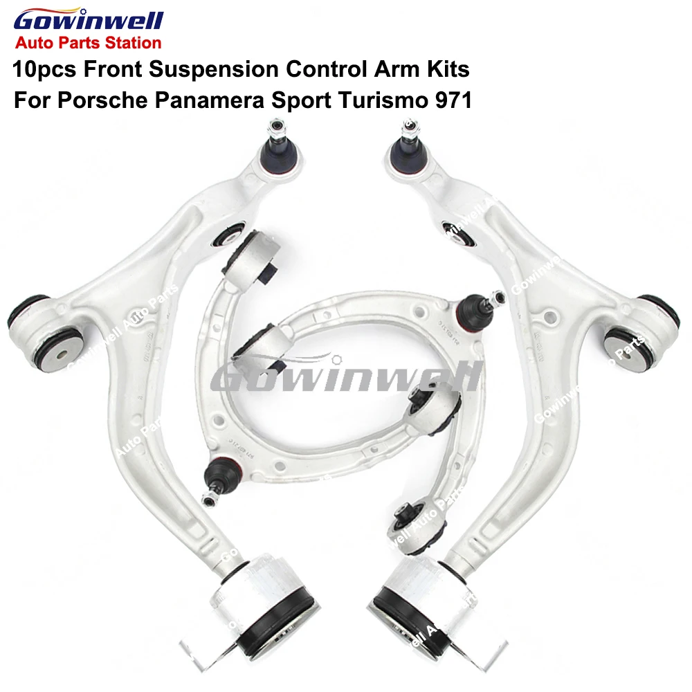 4pcs Front Upper Lower Control Arm Kits For Porsche Panamera Sport Turismo 971 971407151H  971407152H 971407021B