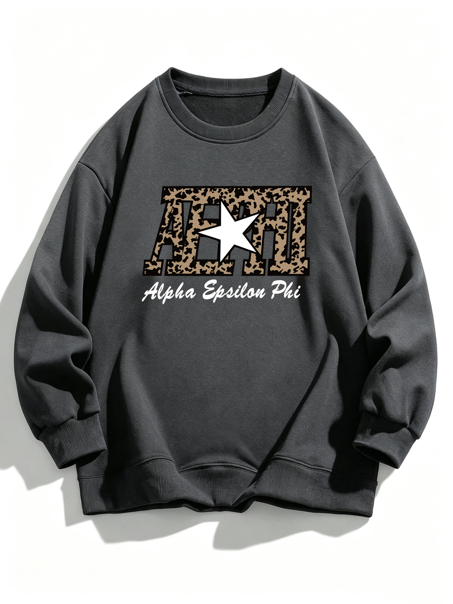 Sweat-shirt décontracté à col - Winter Clothing Words avis et prix