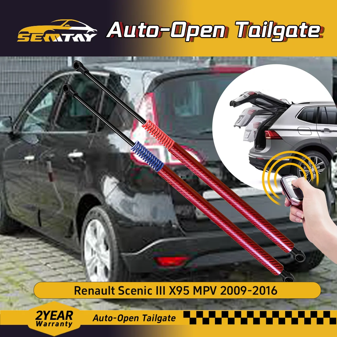 Automatic Lifting Trunk Struts with Spring for Renault Scenic III X95 MPV 2009-2016 Rear Tailgate Boot Lift Supports