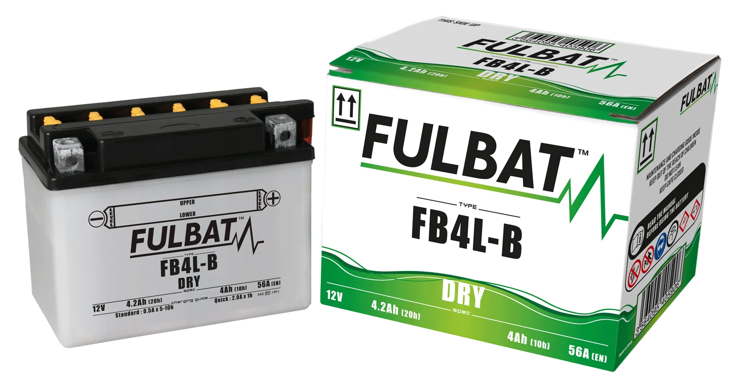 Batería FULBAT FUL DRY-FB4L-B/YB4L-B (seco, servicio, ácido incluido)