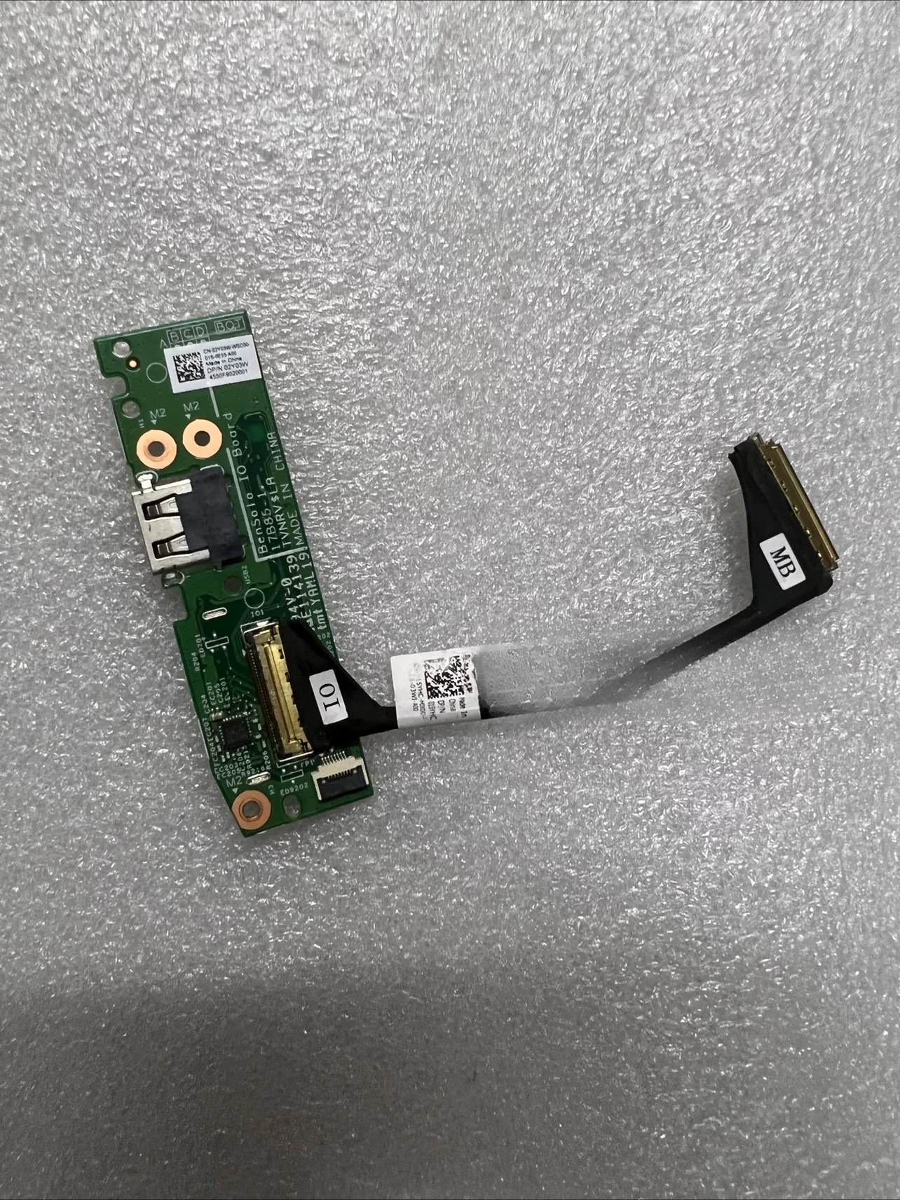 

For Dell Inspiron 14 5482 2 - in - 1 Power Button USB Small Board CN - 02Y03W, Laptop Internal Repair Part