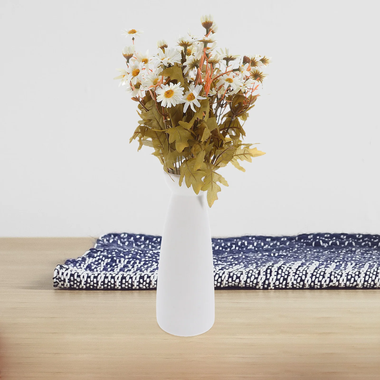 

2Pcs Artificial Chrysanthemum Bouquet Mini Faux Daisy Flowers Decorative Fake Flower Arrangement Table Centerpieces Photography