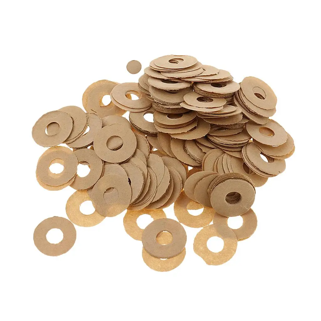 1 Pack Small Paper Piano Balance Front Rail Punchings Piano Regulating Tool Shims DIY Dia. 12mm Piano Replacement Parts