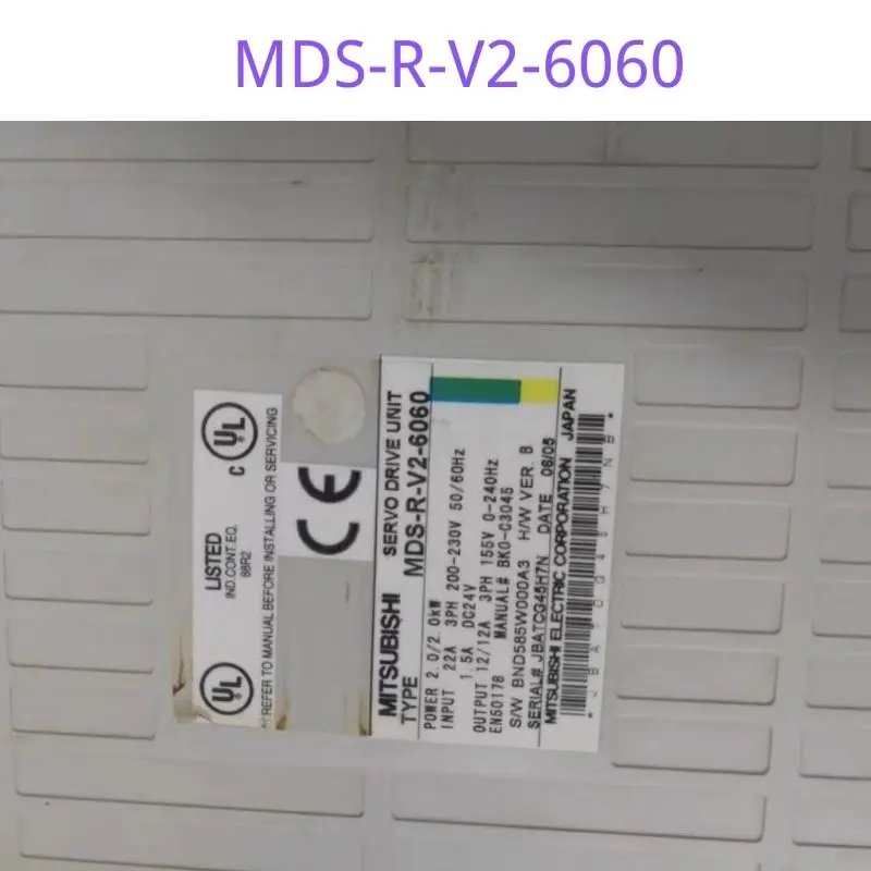 

MDS-R-V2-6060 MDS R V2 6060 Second-hand Drive,Normal Function Tested OK