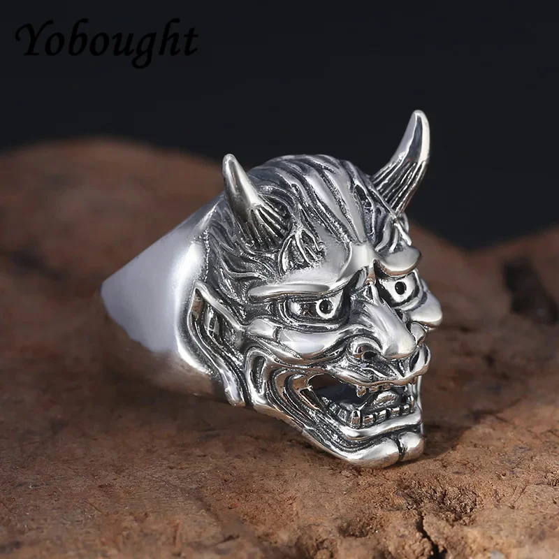 New fashion s925 silver jewelry vintage prajna dominant opening MEN'S ring birthday gift