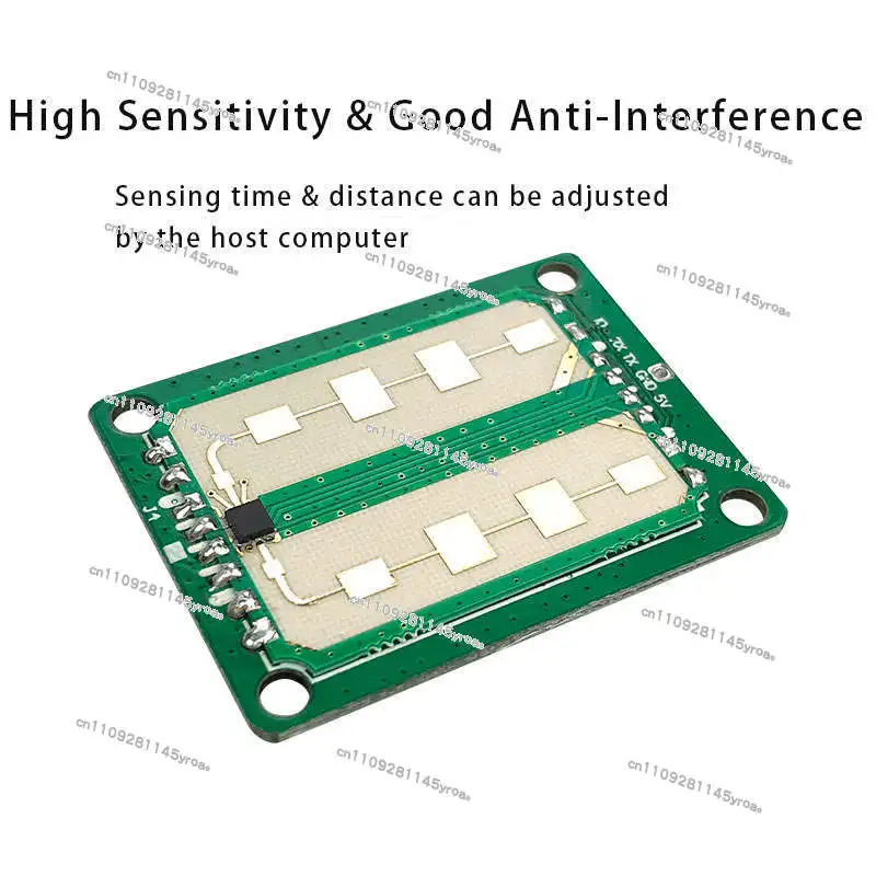 Ranging Radar Sensor Module 24G Millimeter Wave LD303 Intelligent Mobile Sensing TTL Serial Port, Sensor