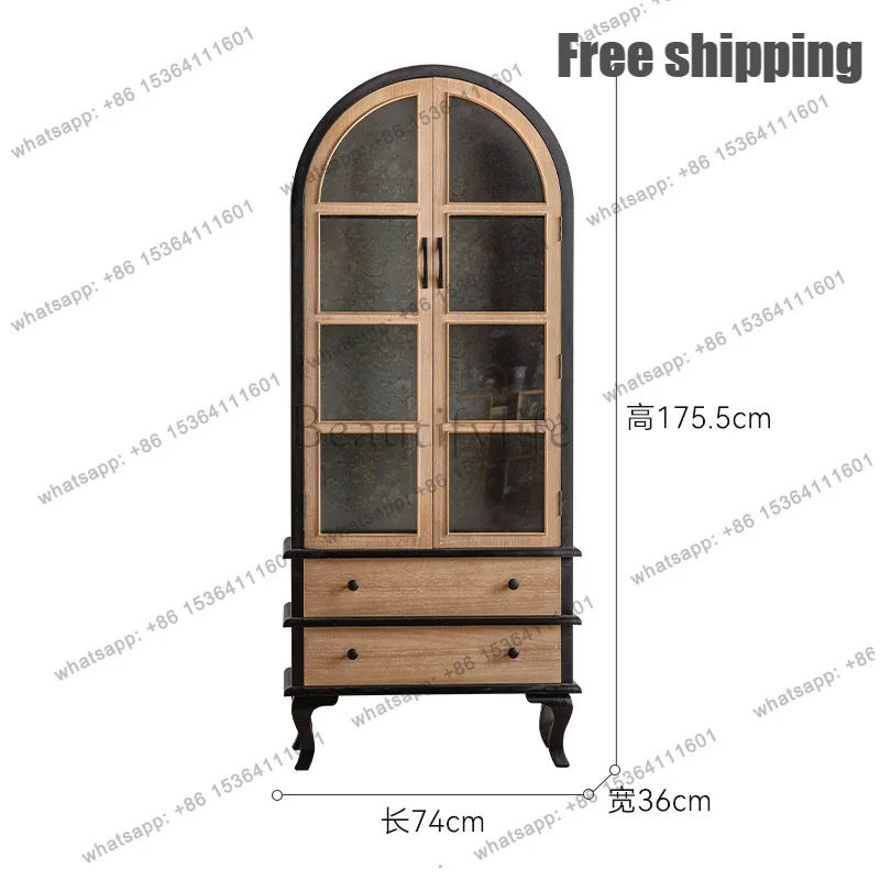 Display Classic Living Room Cabinets Wabi Sabi Luxury Glass French Living Room Cabinets Storage Retro