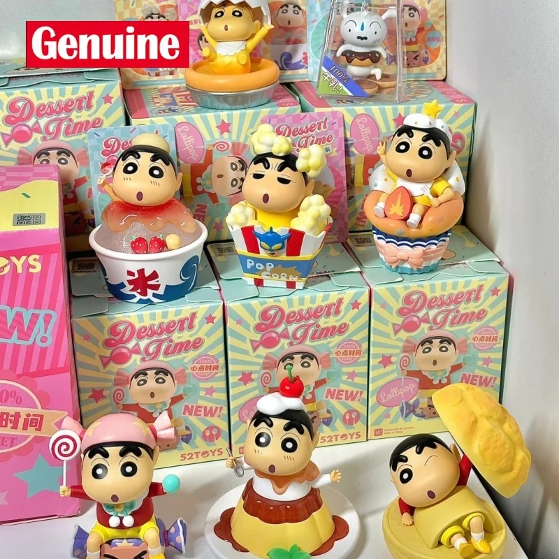 

Карандаш Шинчан в форме сердца в горошек, модная слепая коробка, десертная ежедневная фигурка, серия игрушек, подарок, коллекционные предметы для детей и взрослых