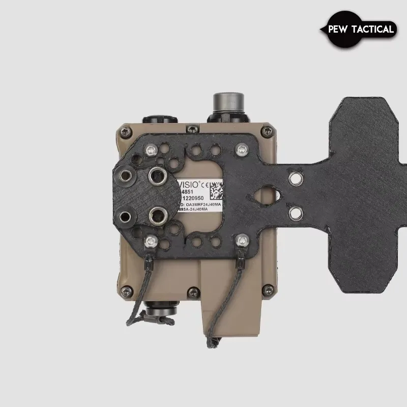PEW TACTICAL Universal PTT Molle Mount for U94 TEA Invisio10/20 CURV Material