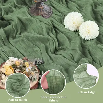 8 best sales Cheesecloth table runner - №2