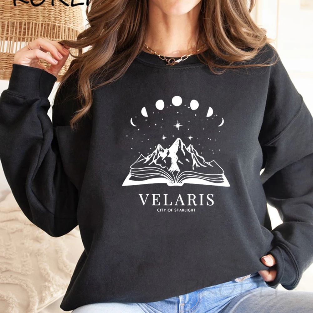 Velaris Sweatshirt The Night Court Hoodie A Court of Thorn and Roses Court of Dreams Sweater Acotar Velaris Gift Pullover Tops