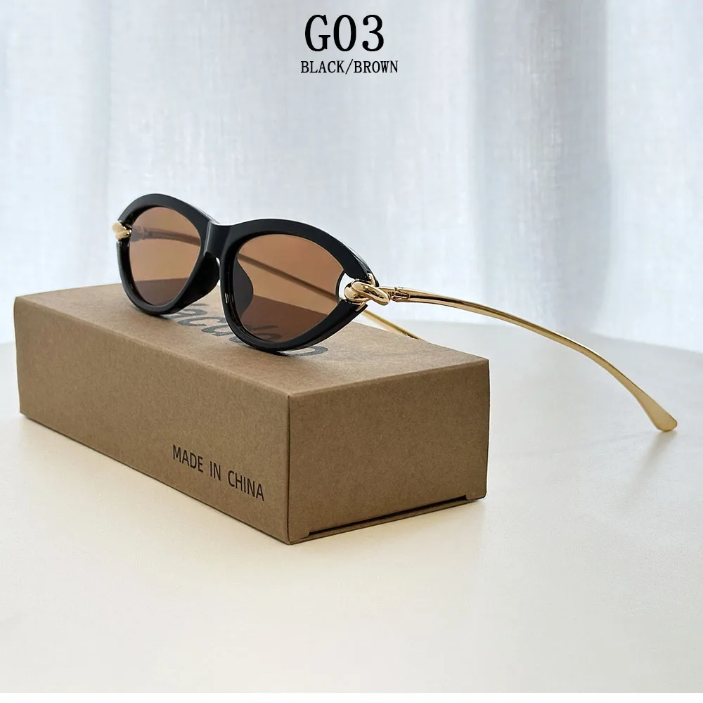 2026 Trendige Cat-Eye-Sonnenbrille für Damen – Luxuriöse Outdoor-Sonnenbrille mit UV-Schutz im Punk-Vintage-Stil – Detail 6