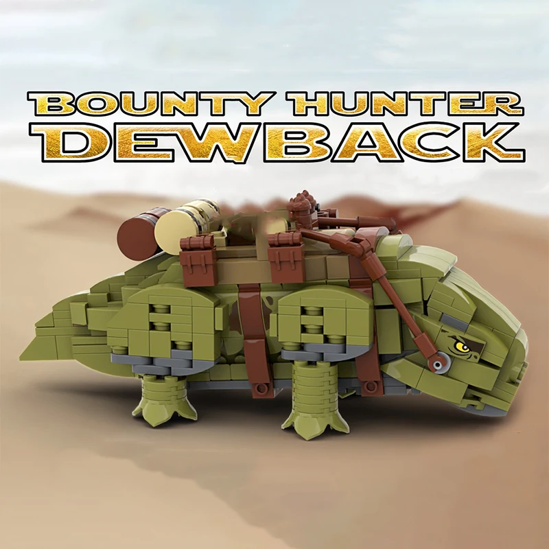 

525 шт. MOC Bounty Hunter Dewback Star Battle строительные блоки идеальный подарок для праздничных строительных приключений Рождественский подарок