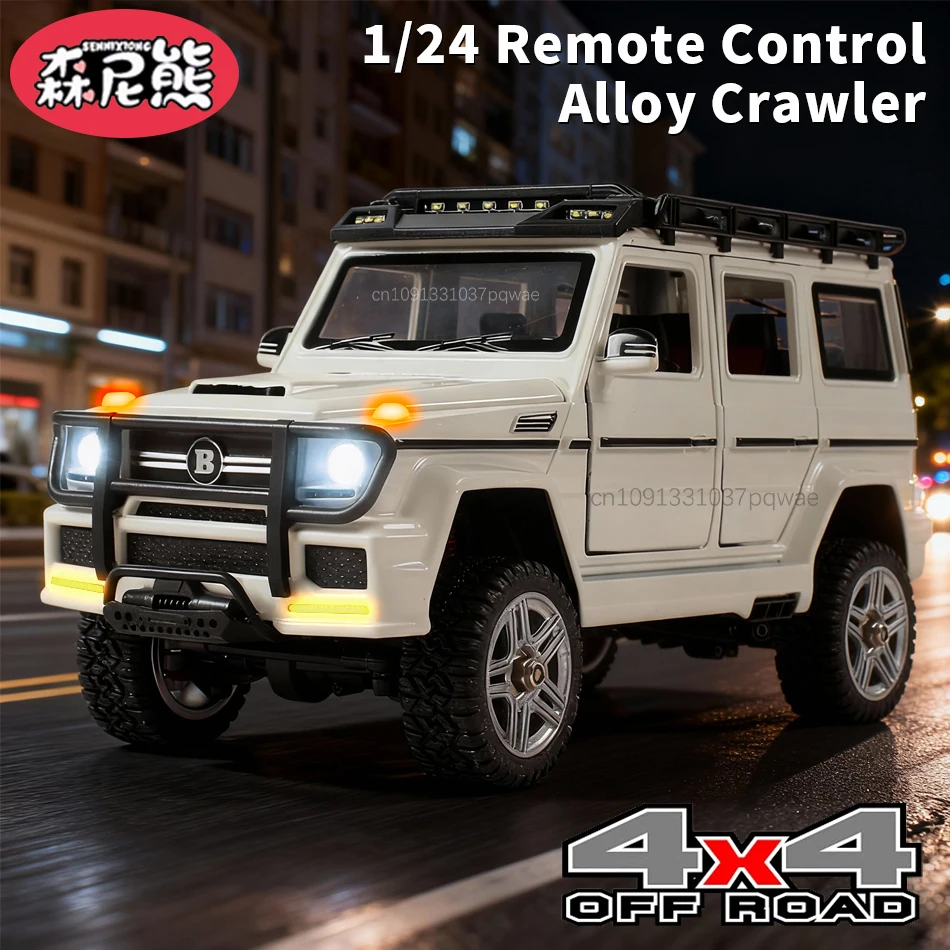 

SENNIXIONG 1/24 4WD RTR RC Off-road Car Remote Control Alloy Rock Crawler Climbing Truck All Terrain Vehicle Toy for Adult Gift