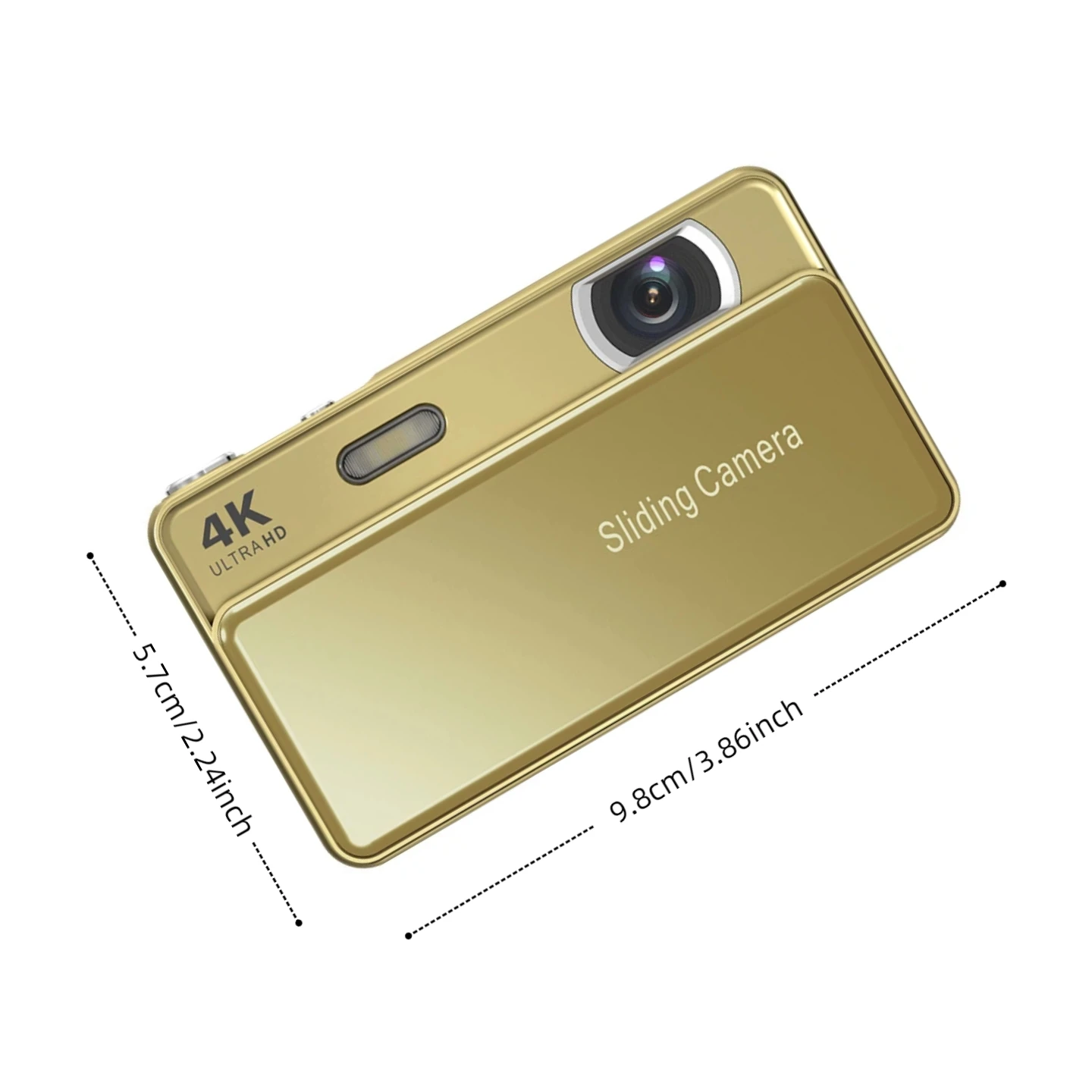 4K HD Digital Camera 1080P 64MP CCD Photography Video Recording With 2.8inch LED Flash 16X Zoom Perfect for Vlog Birthday Gifts