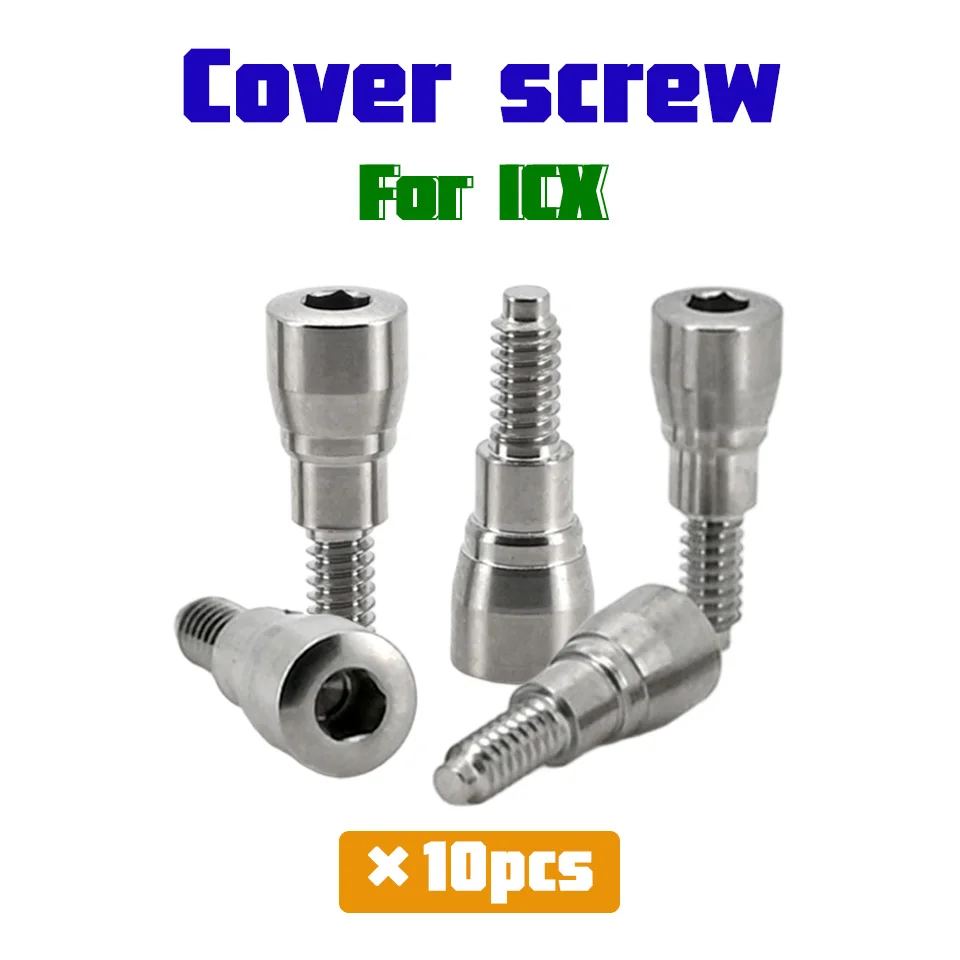 Professional Titanium Cover Screw for ICX Dental Implant System Surgical Restoration Hardware Clinic Instruments 10pcs Set