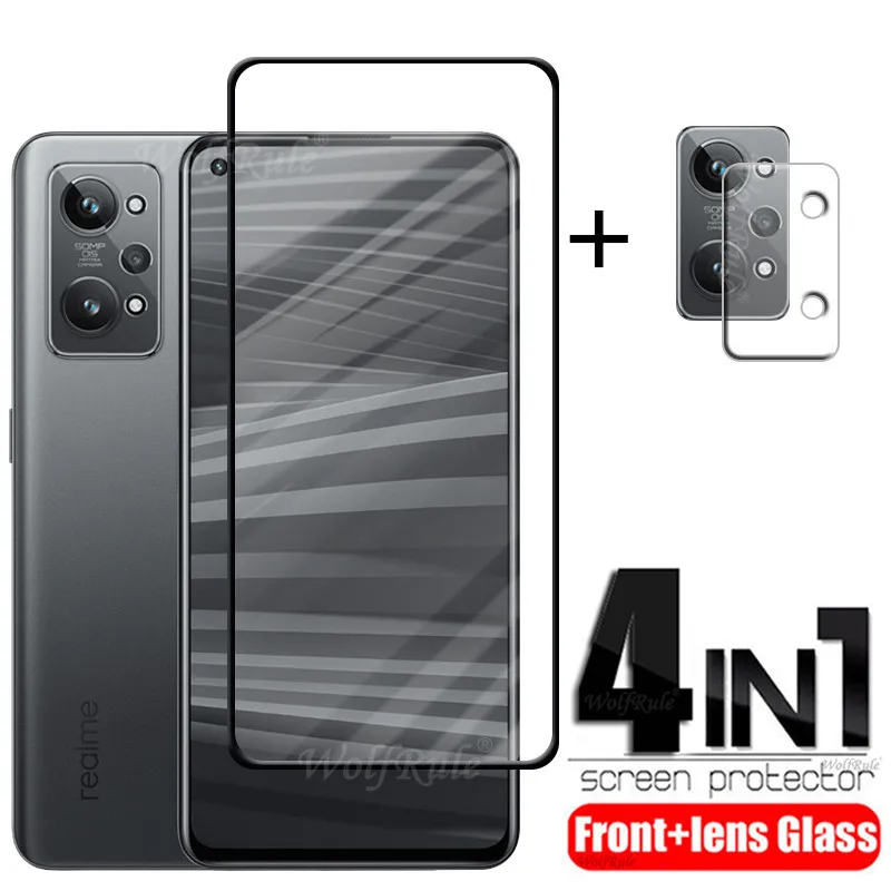 

4-in-1 For OPPO Realme GT 2 Glass For Realme GT 2 Tempered Glass 9H Screen Protector For Realme GT Neo 2 Pro GT 2 GT2 Lens Film