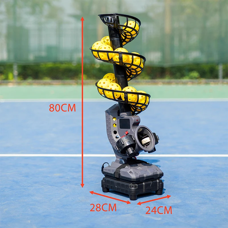 Máquina de servir pickleball, Pode balançar automaticamente para uma única pessoa praticar, Bater, Equipamento de treinamento, 3802PBH