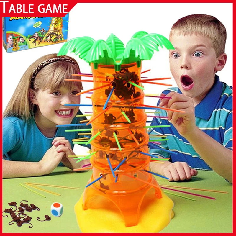 

Флип-обезьяна, забавная настольная игра, поезд, координация рук и глаз, интерактивные игры для родителей и детей, забавные семейные настольные игры