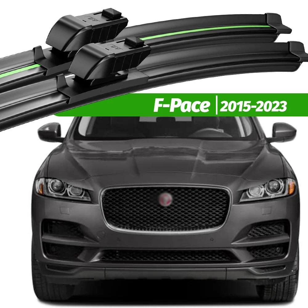 

For Jaguar F-Pace F Pace X761 2015-2023 2pcs Front Windshield Wiper Blades 2018 2019 2020 2021 2022 Windscreen Window Accessorie