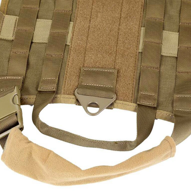 Chaleco Molle de entrenamiento militar K9 para perro, arnés táctico de caza, ropa impermeable para perro