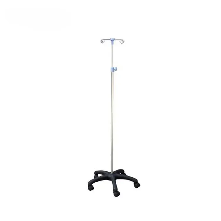 Floor-standing Movable Infusion Set Cast Iron Disc Base IV Drip Bottle Infusion Pole Hospital Hanging Water Shelf