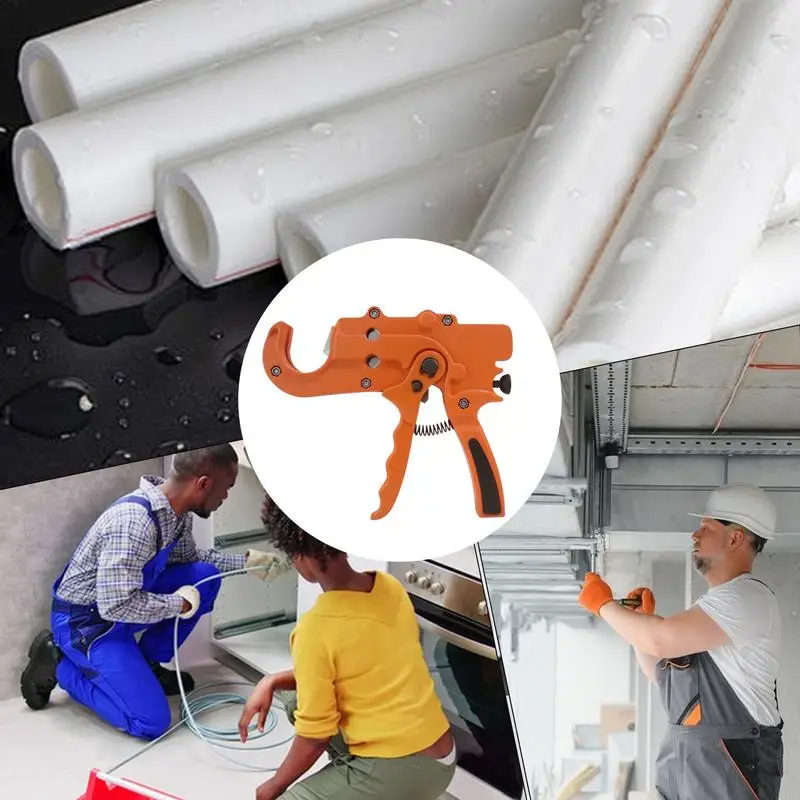قاطع الأنابيب البلاستيكية تصعيد قواطع الأنابيب آلة أنبوب خراطيم مريحة آلة أنابيب PVC المقصات للمنزل PPR PEXs السباكين