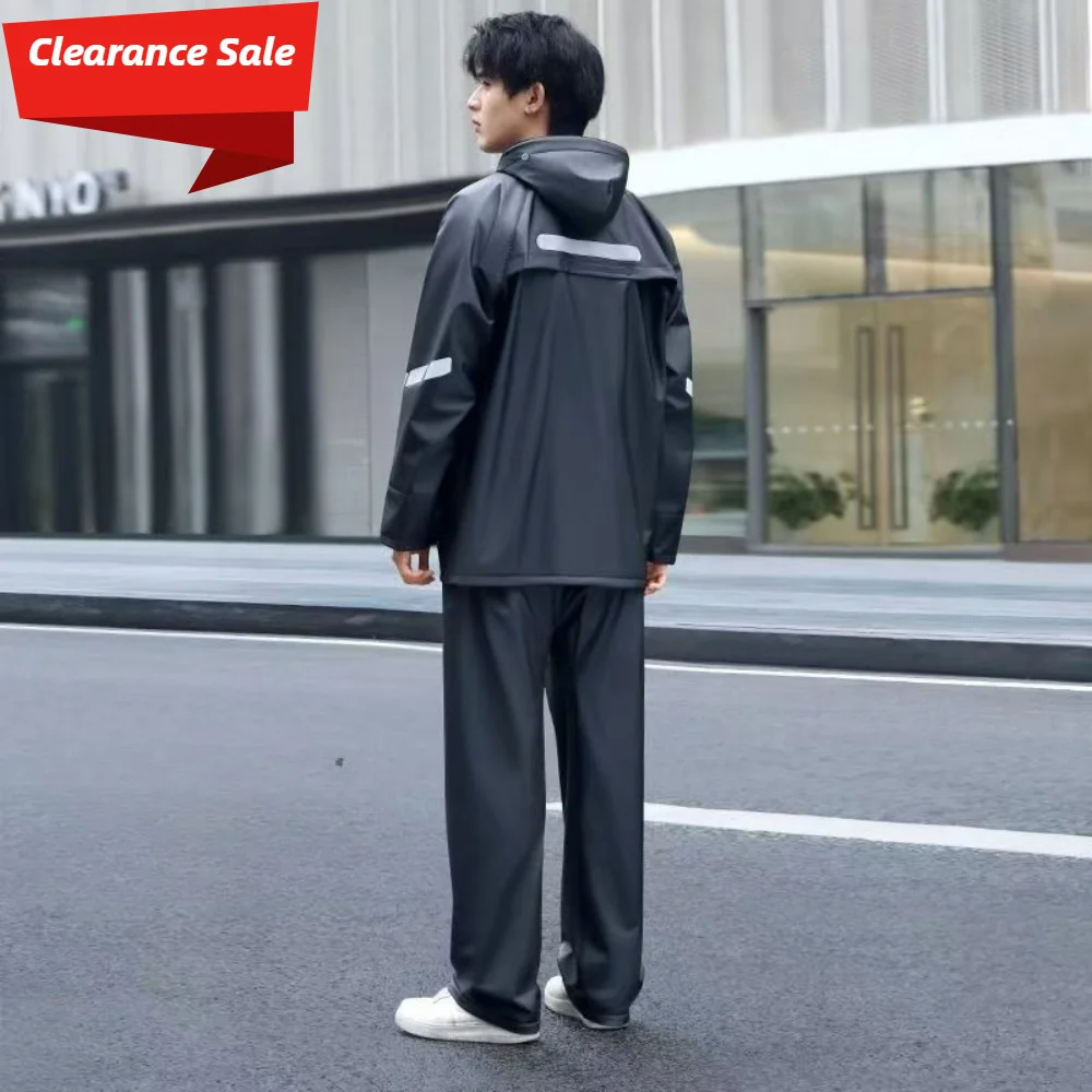 Packable Raincoat Men'S And Women'S Waterproof Raincoat Outdoor Travel Transparent Raincoats Hooded Poncho Raincoat Reusable